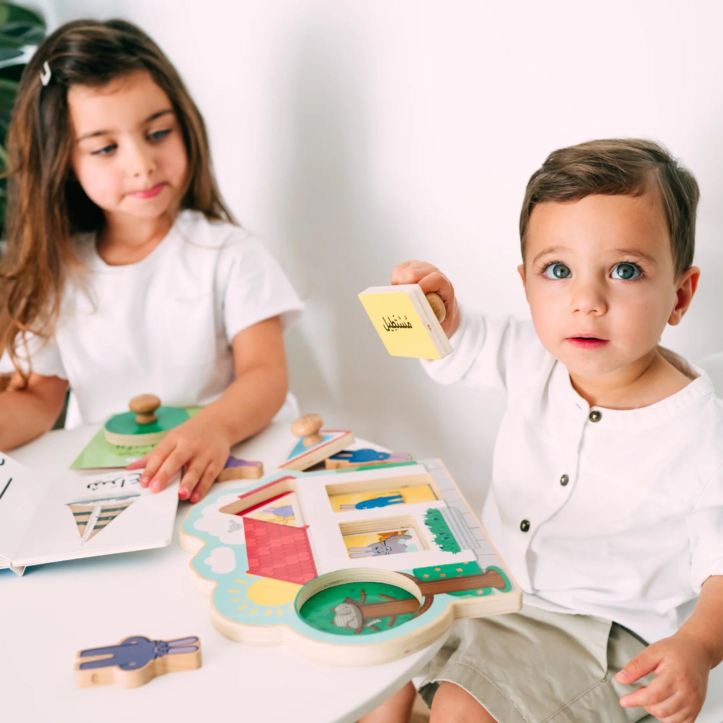Wooden Arabic Shape Puzzles