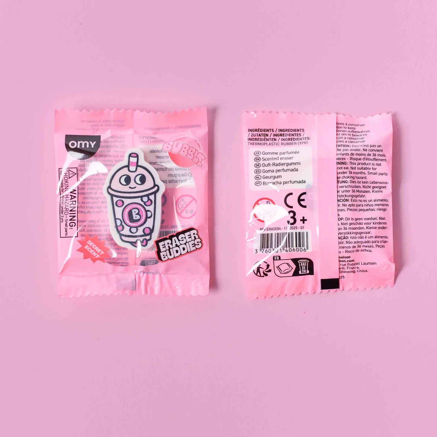 Eraser Buddies- Bubble