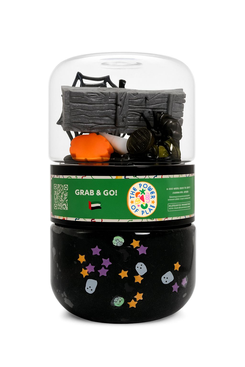 Grab & Go Playdough Jar- Halloween