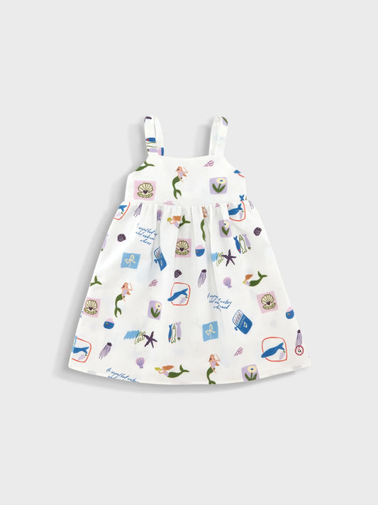 Ava Dress in Sirena Print