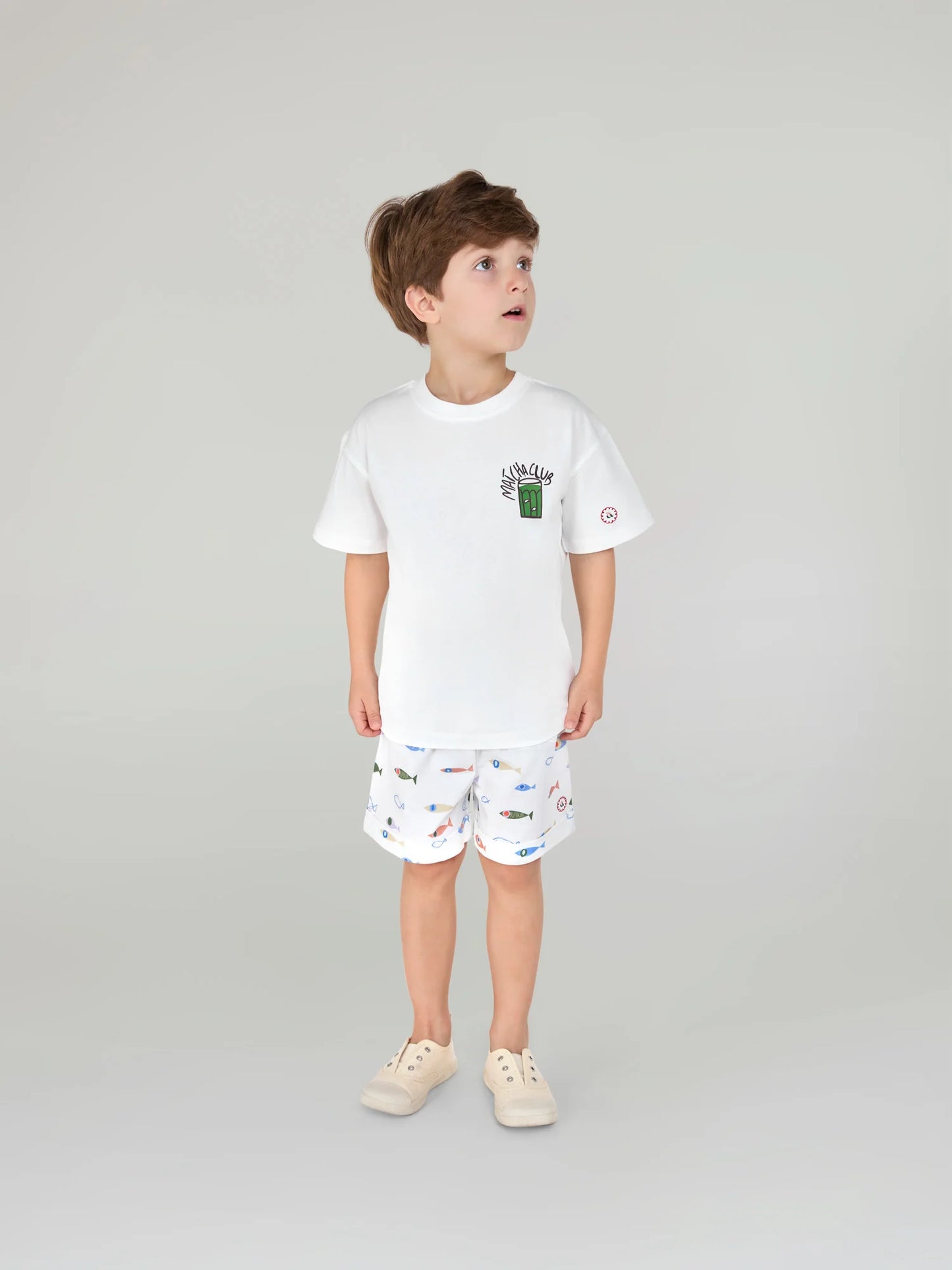Jumeirah Tide Shorts- Kids Cotton Linen Shorts