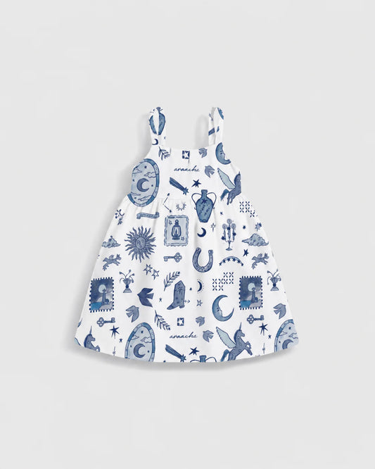 Ava Dress in Celestial Print