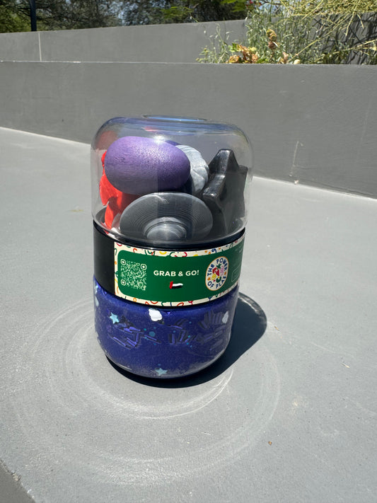 Grab & Go Playdough Jar- Space