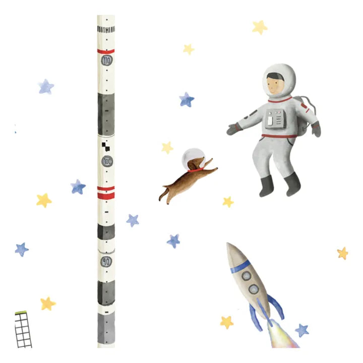 Space Height Chart Stickers