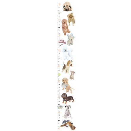 Puppy Height Chart Stickers