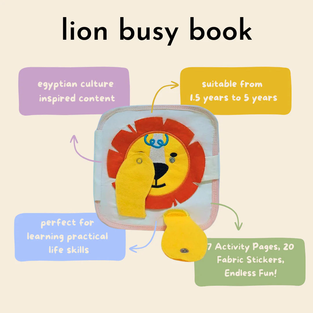 Lion Busy Book