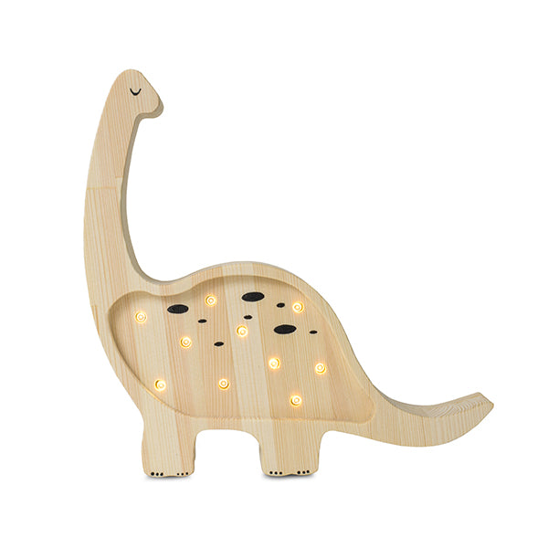 Little Dino Lamp Wood