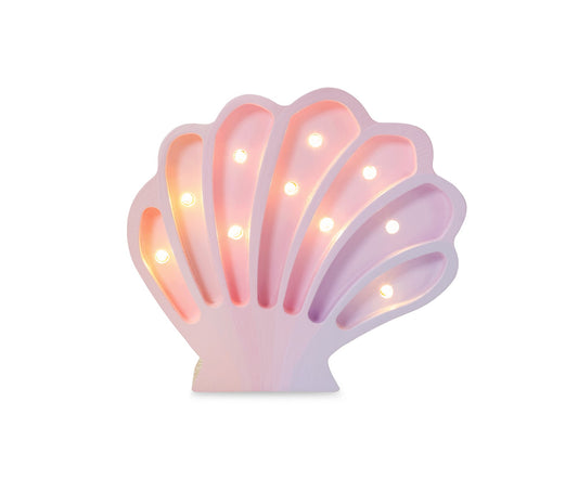 Seashell Lamp Mermaid Pink