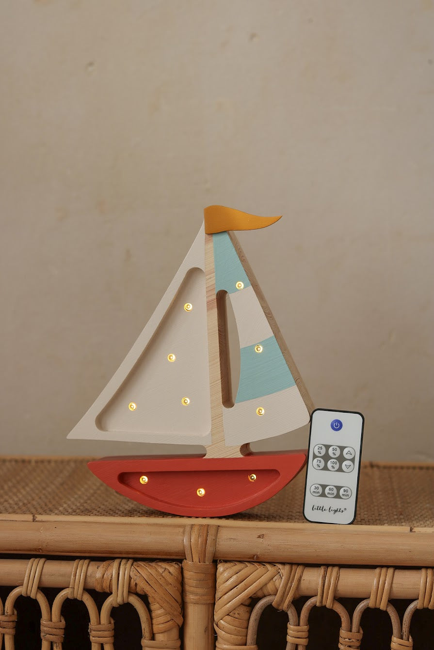 Harbor Clay Sailboat Table Lamp