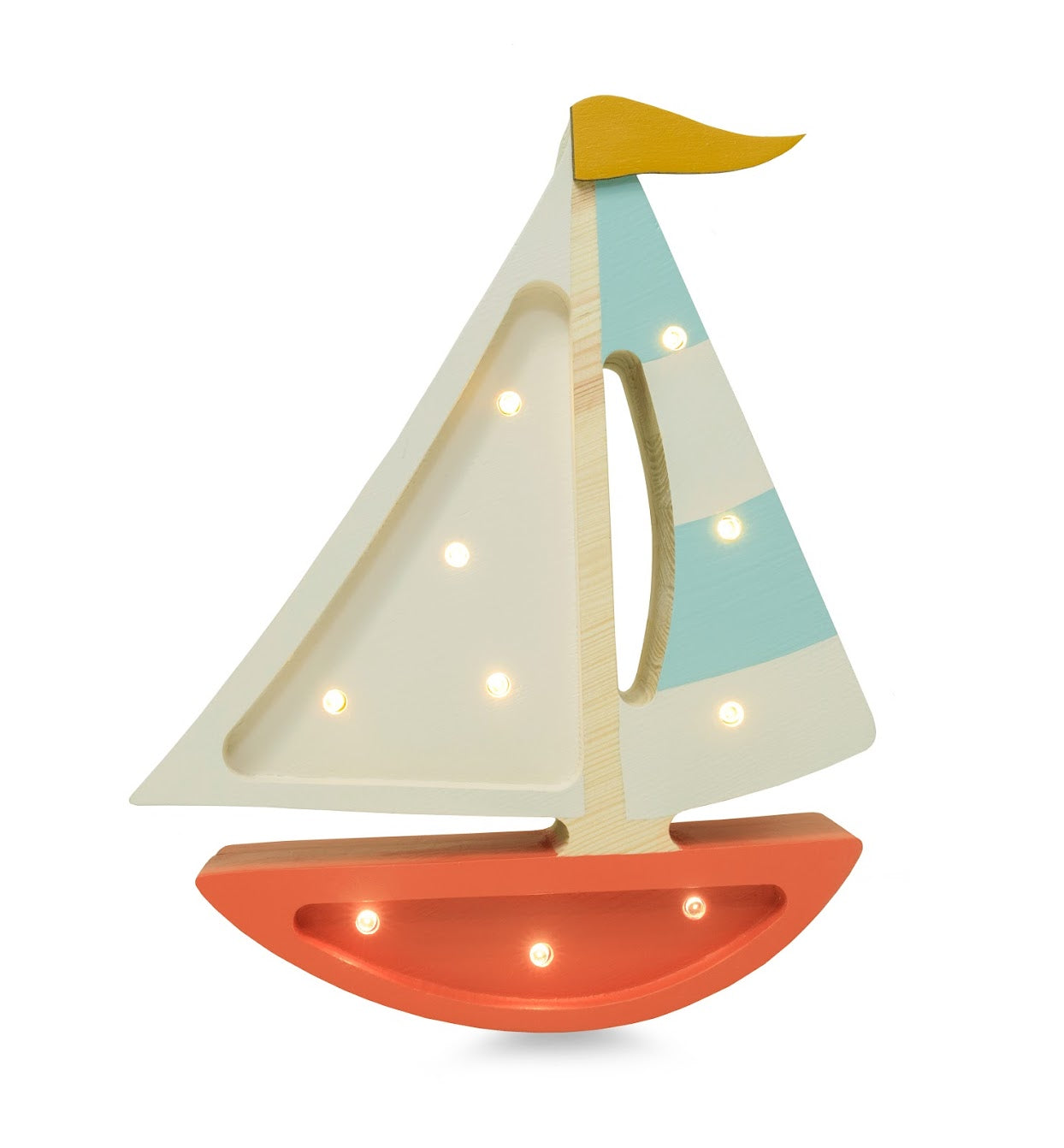 Harbor Clay Sailboat Table Lamp