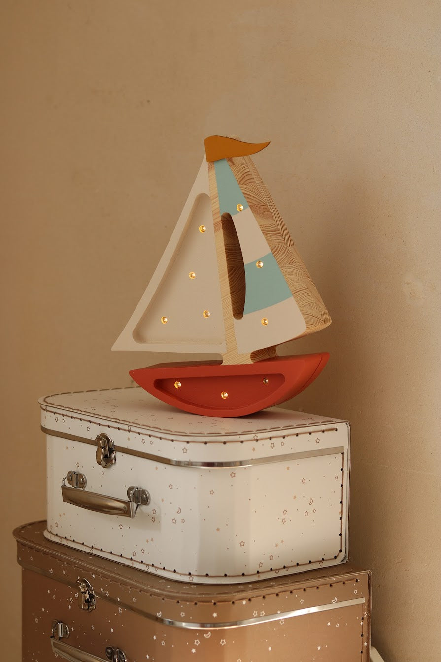 Harbor Clay Sailboat Table Lamp