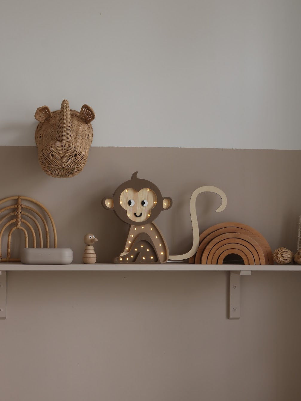 Jungle Monkey Lamp