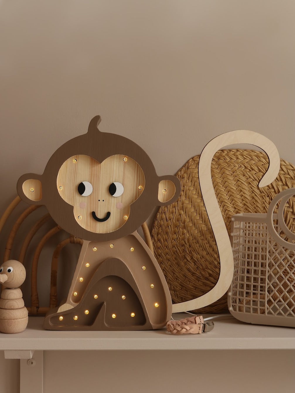 Jungle Monkey Lamp