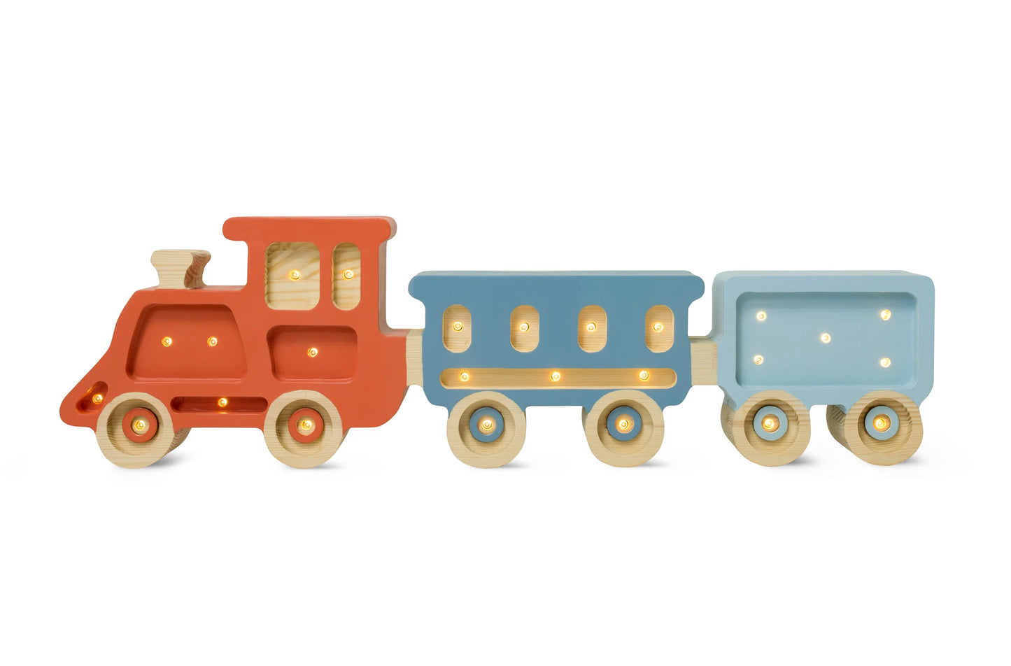 Train Nursery Light (Clay)