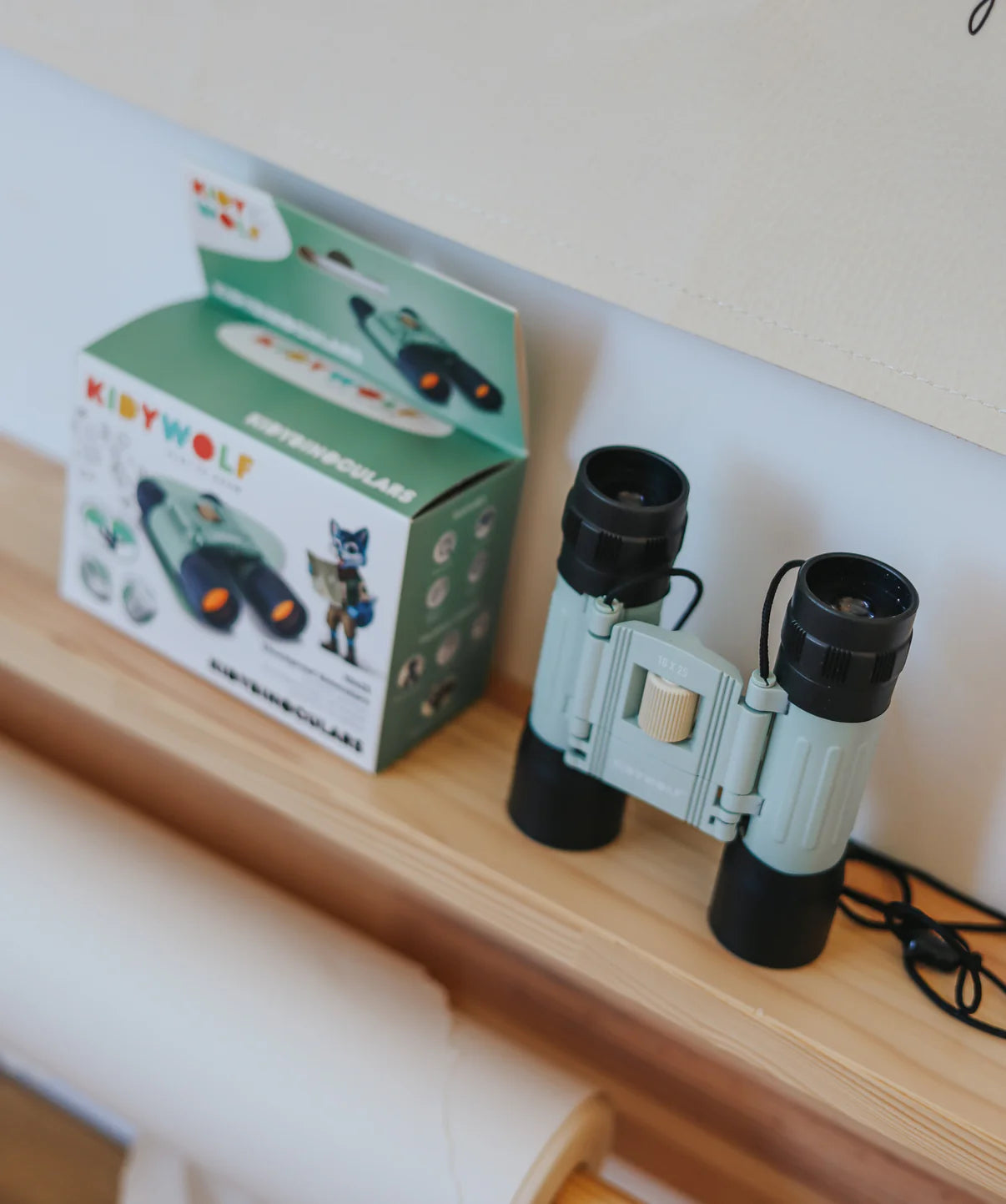 Kidybinoculars - Anti-shock binoculars - Green