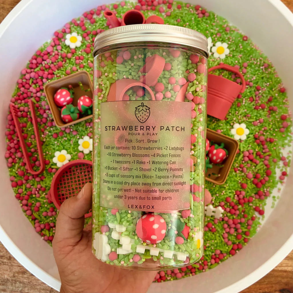 Pour & Play- Strawberry Patch