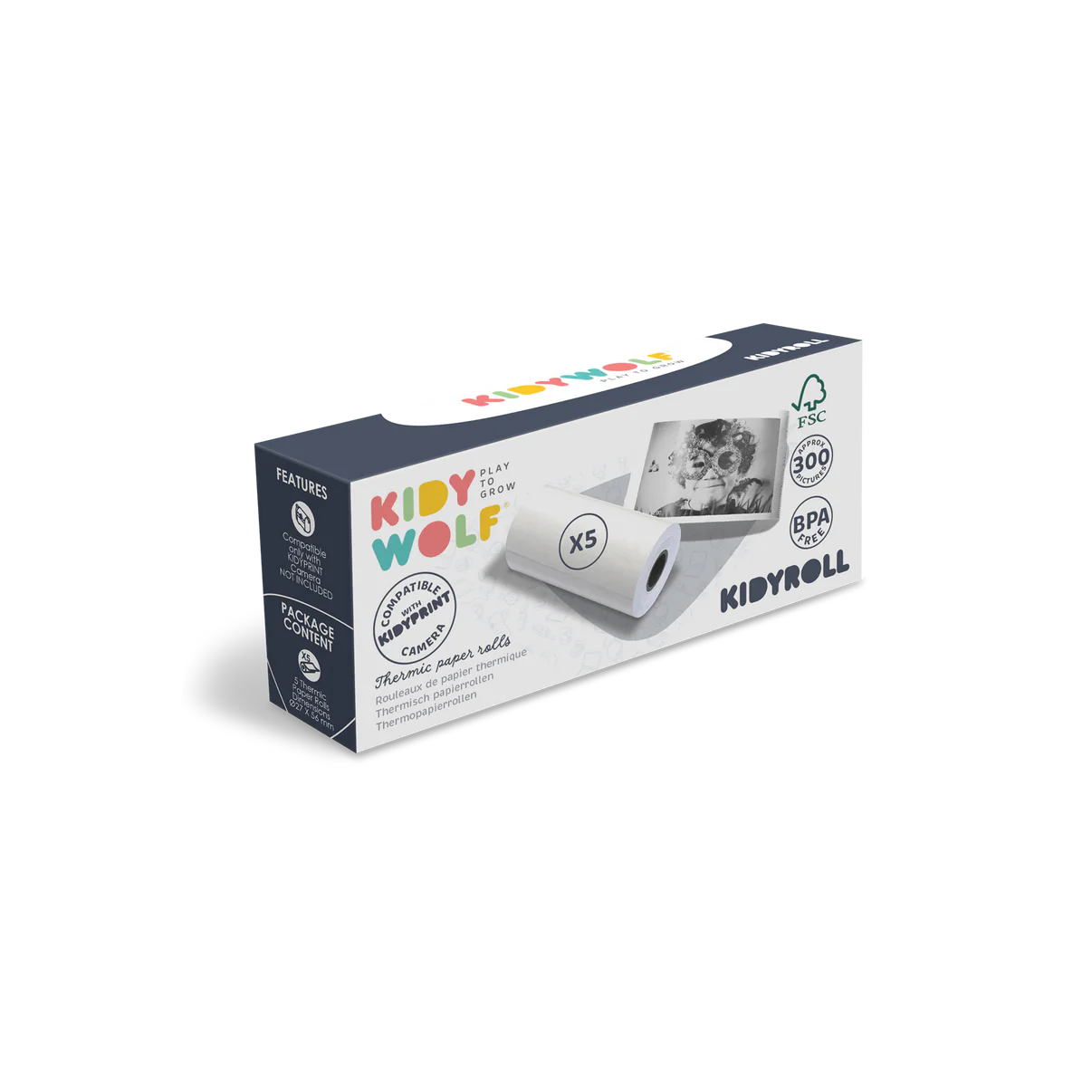Kidyroll Thermal Photo Paper - Classic