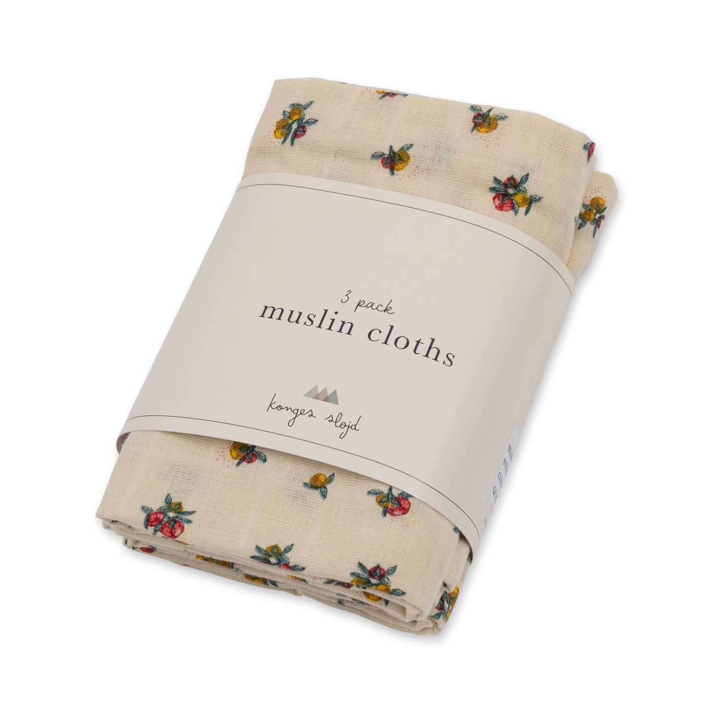 Peonies 3 Pack Muselin Cloths