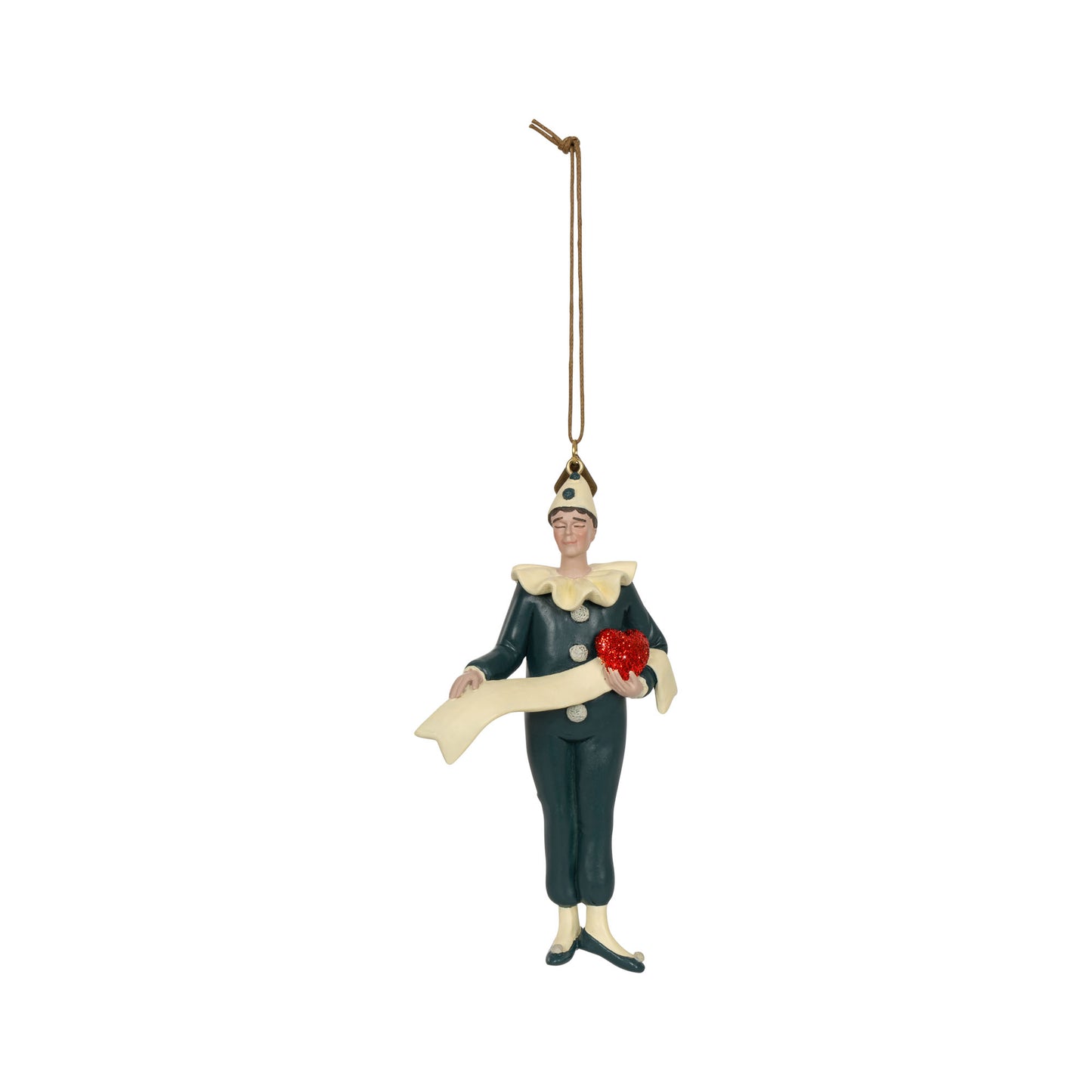 Christmas Clown Coeur Ornament