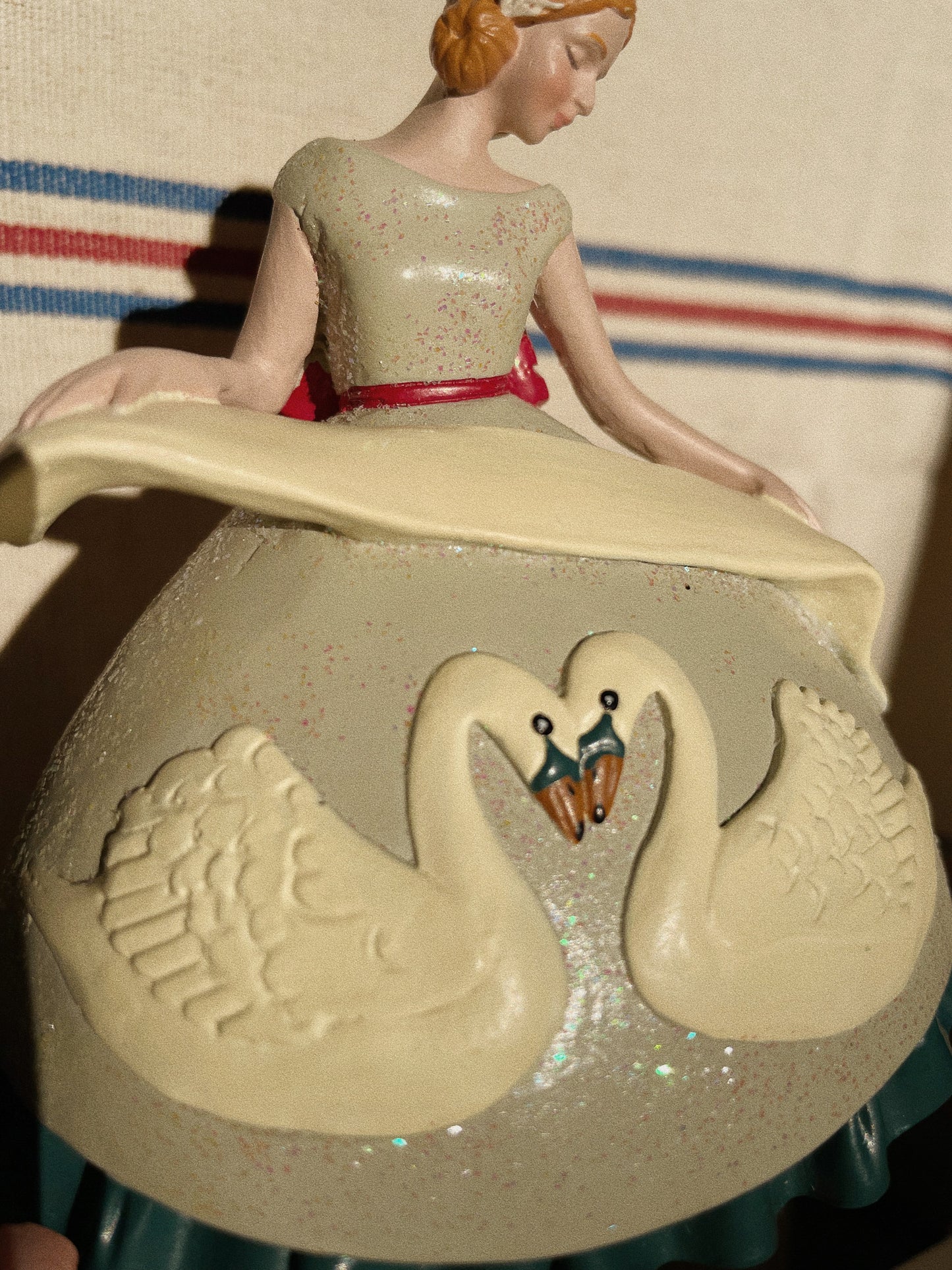 Christmas Swan Ballerina Ornament