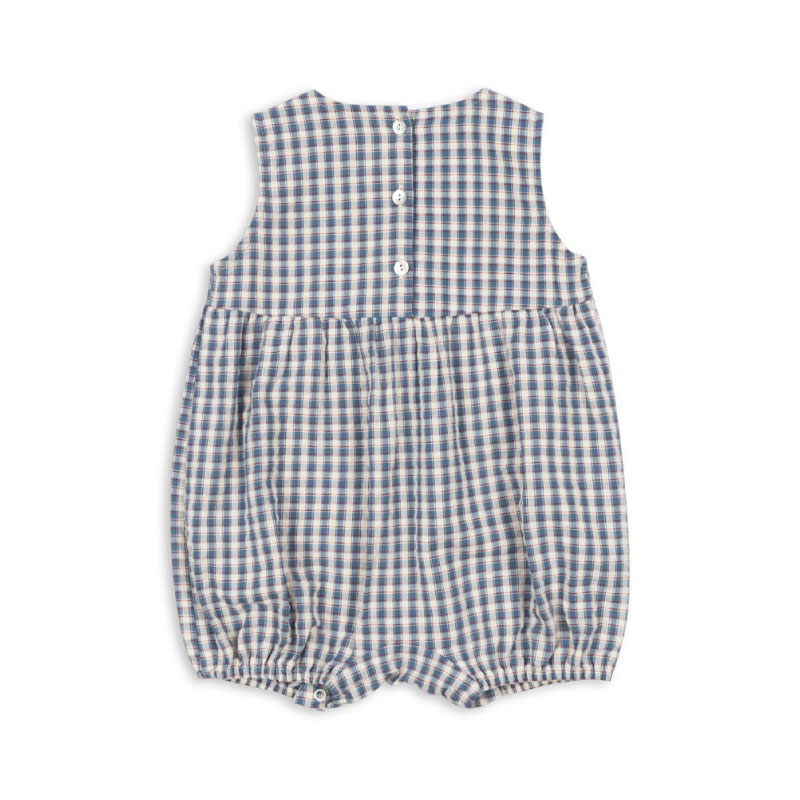Kim Romper- Captain Check- Baby Wear