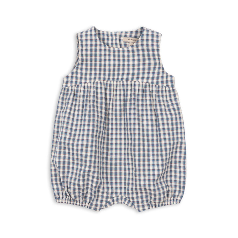 Kim Romper- Captain Check- Baby Wear