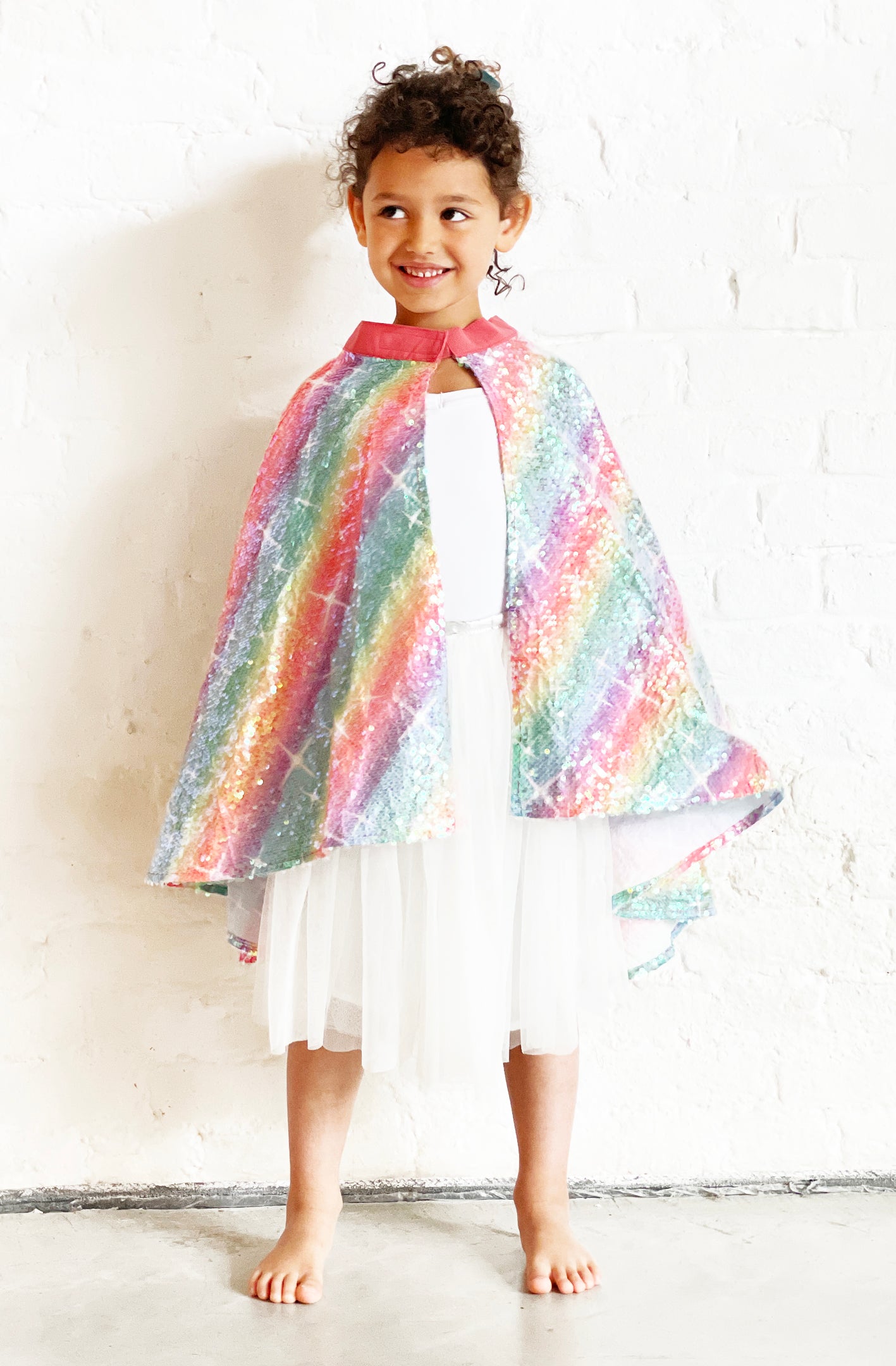 Multicolor Rainbow Cape