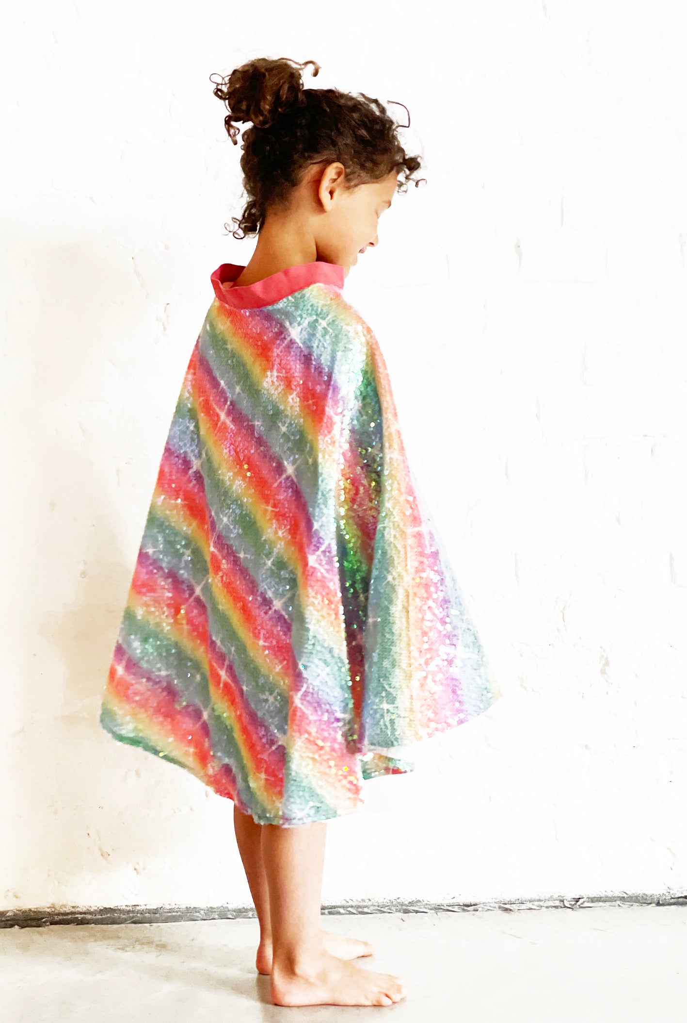 Multicolor Rainbow Cape