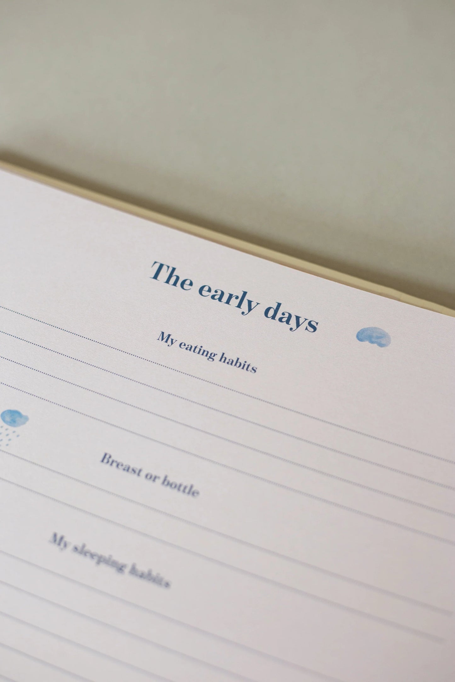 My First Baby Journal- New Born