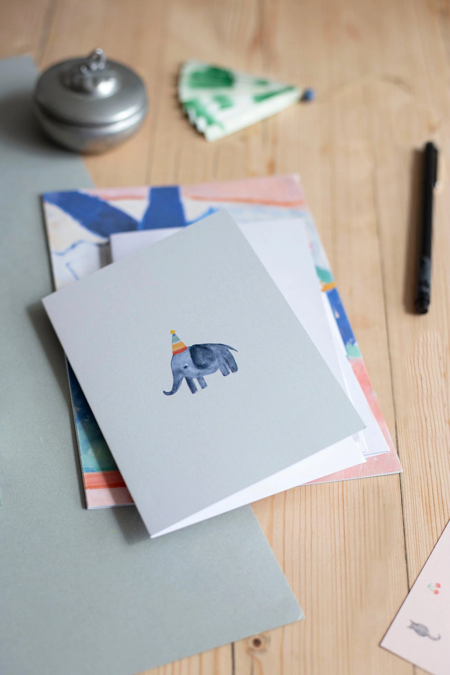 Elephant- Greeting Card