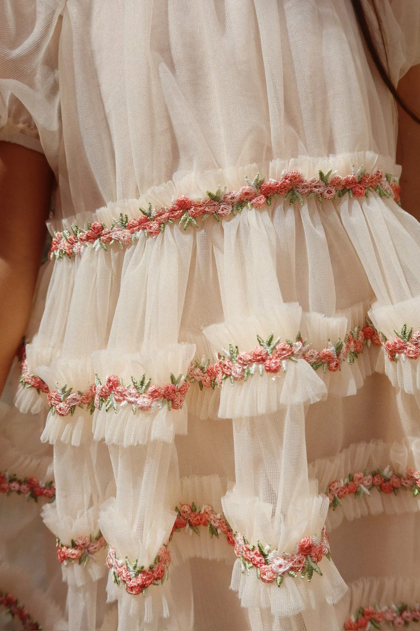 Joelle Dress- Buttercream- Girls Occasion Dress