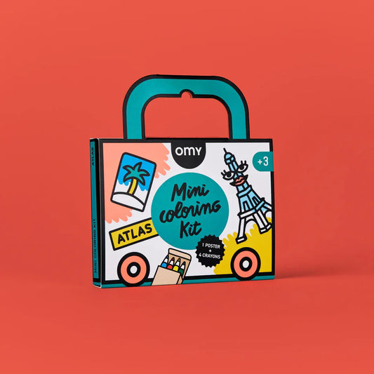 OMY Mini Coloring Kit- Atlas