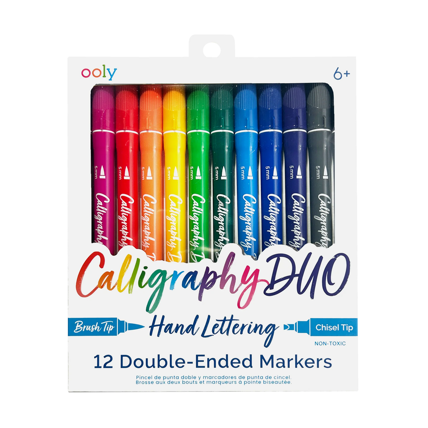 Calligraphy Duo: Double-Ended Markers (Set of 12)