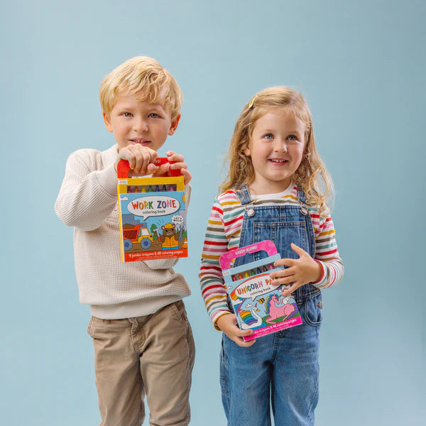 Carry Along Coloring Book Set - On Safari
