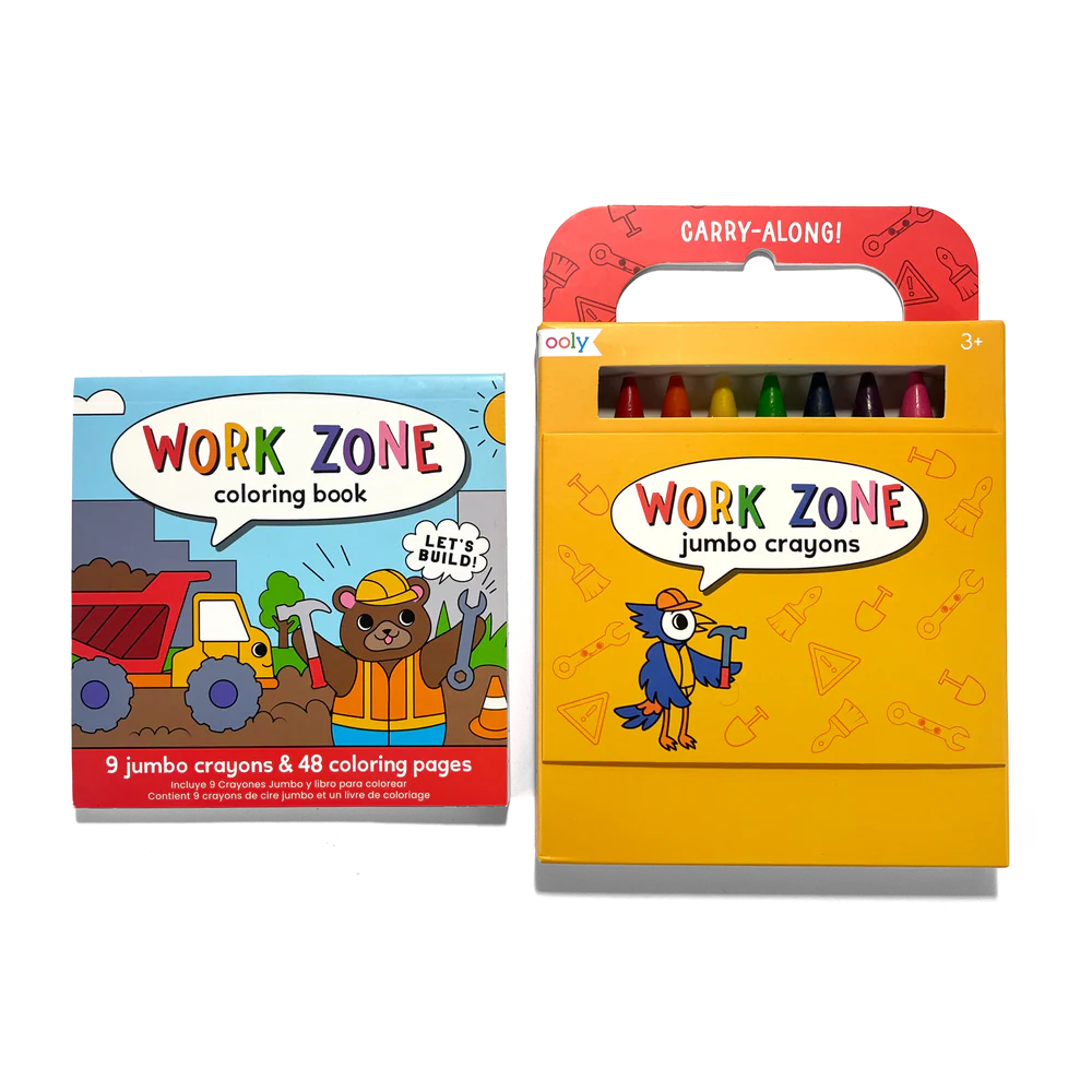 Carry-Along: Coloring Book Set - Zone (10 PC Set)