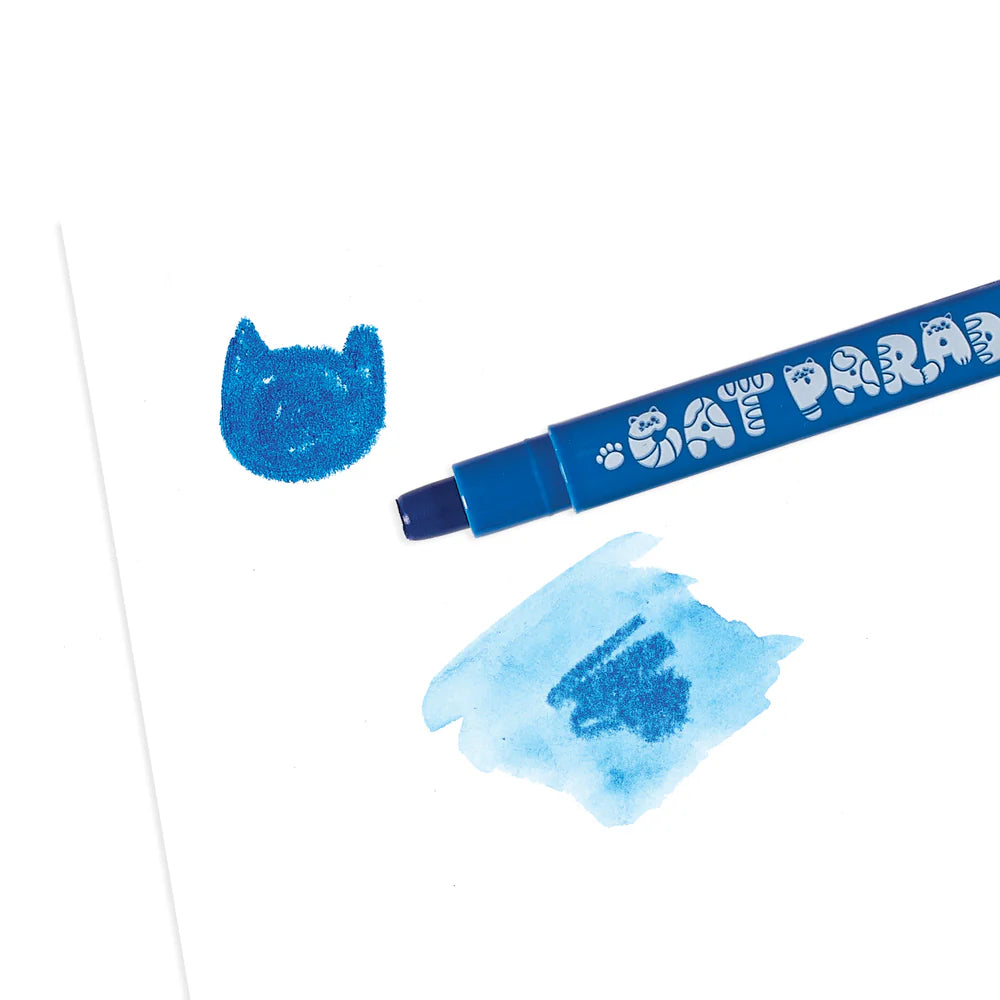 Cat Parade Watercolor Gel Crayons - Set Of 12