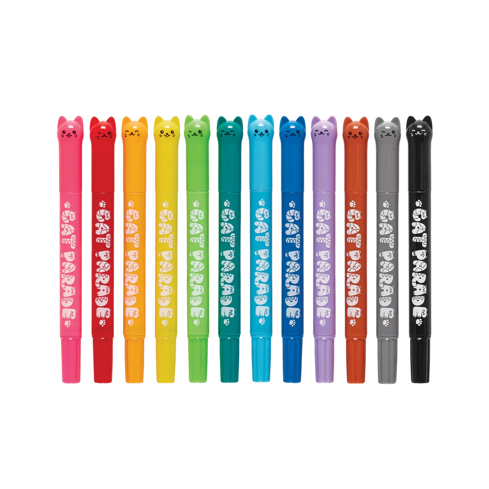 Cat Parade Watercolor Gel Crayons - Set Of 12