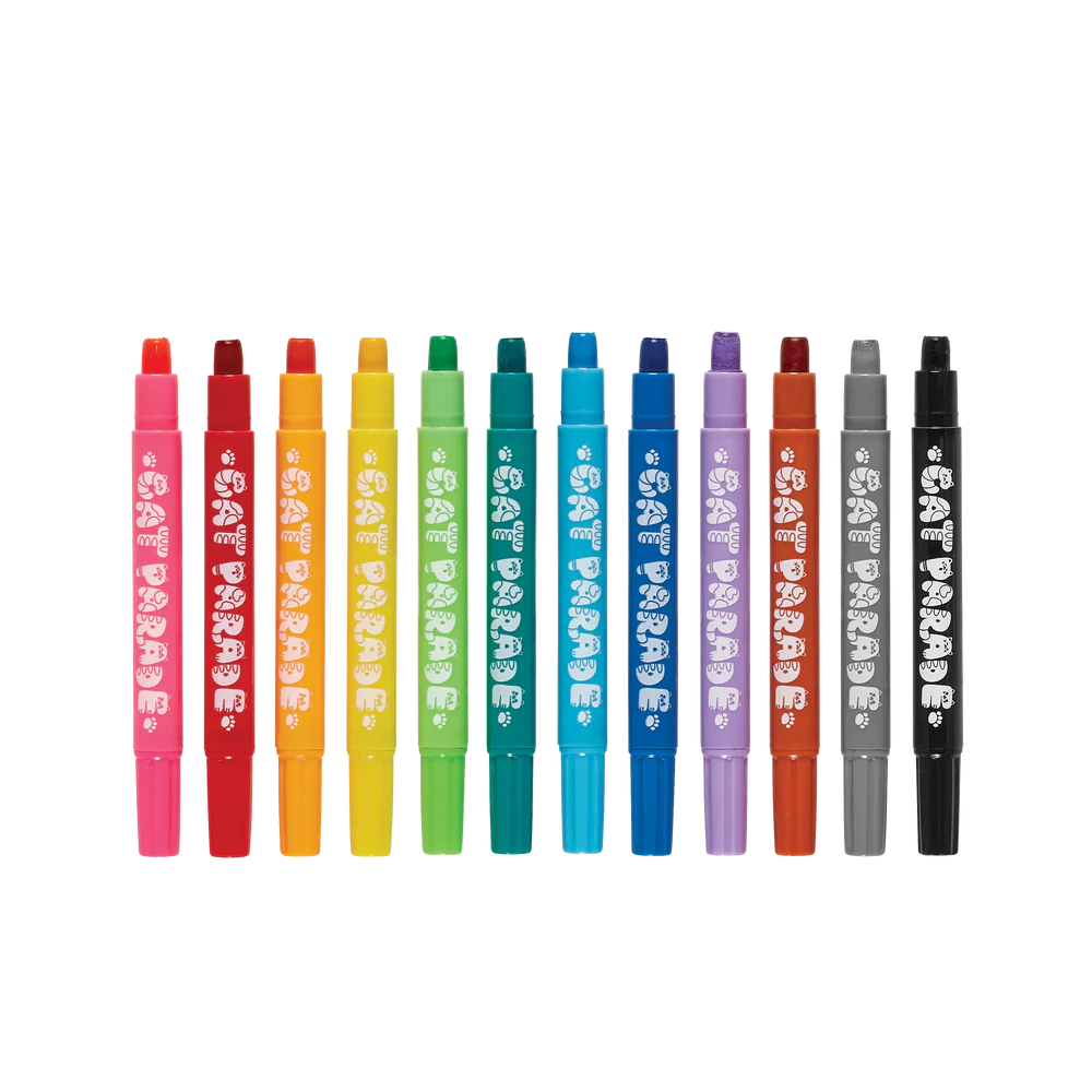 Cat Parade Watercolor Gel Crayons - Set Of 12