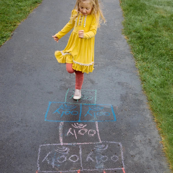 Chalk-O-Rama Blockside Sidewalk Chalk (Set of 12)