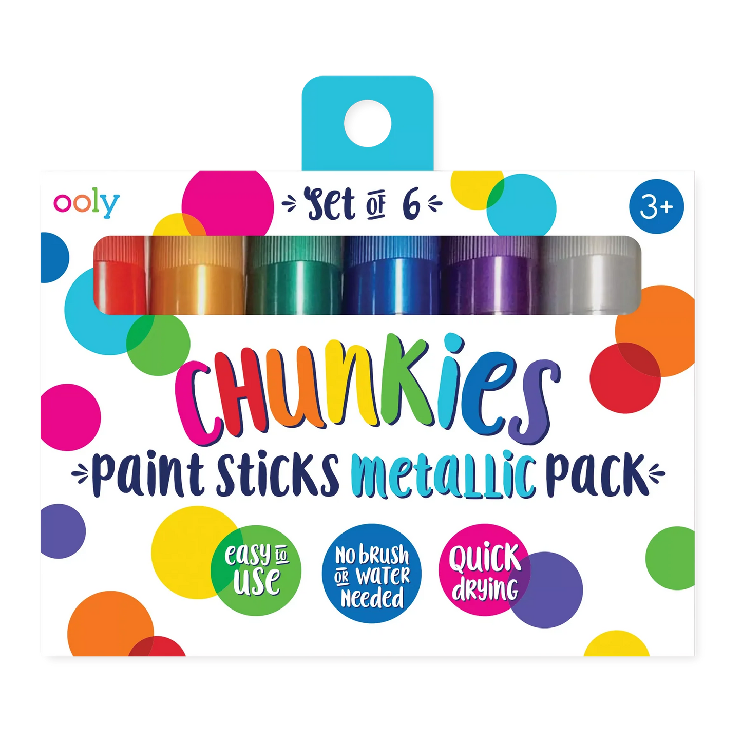 Chunkies Paint Sticks - Metallic (Set Of 6)