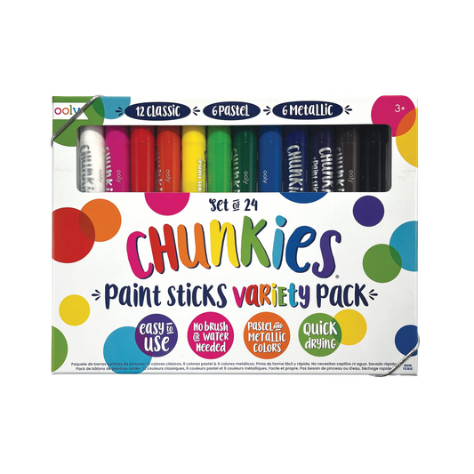 Chunkies Paint Sticks - Set Of 24 - Variety Pack With Pastels New