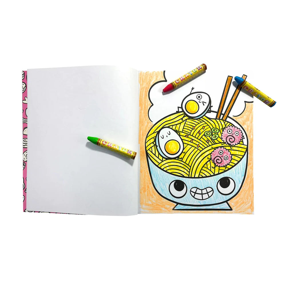 Color-in' Book: Happy Snacks (31 Pages)