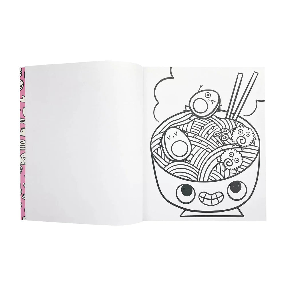 Color-in' Book: Happy Snacks (31 Pages)