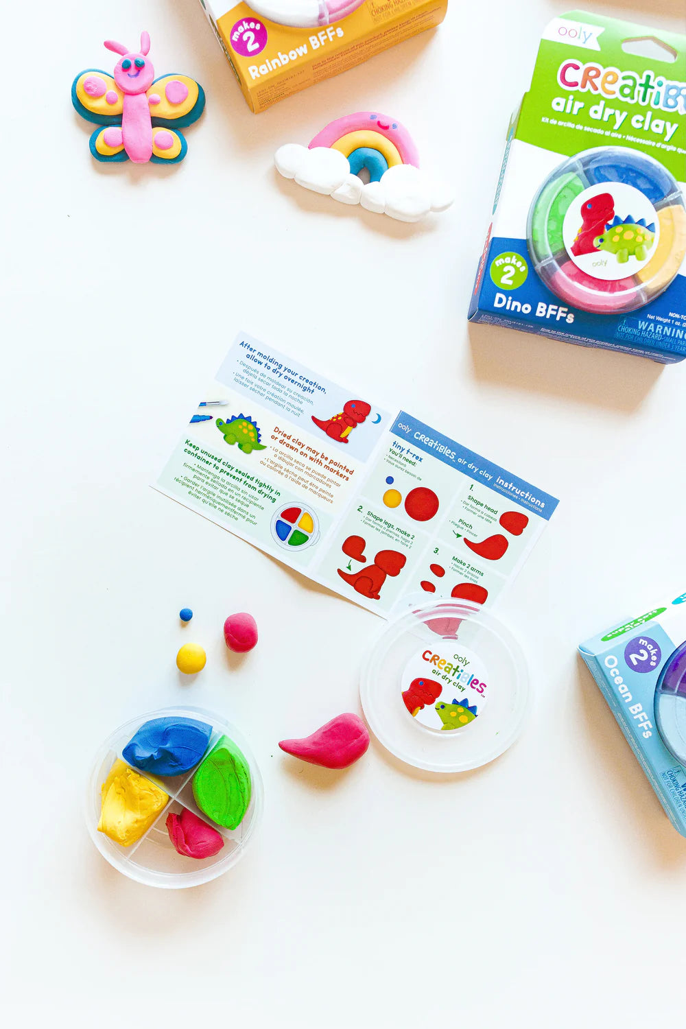 Creatibles D.I.Y. Air-Dry Clay Kit: Dino. Bffs