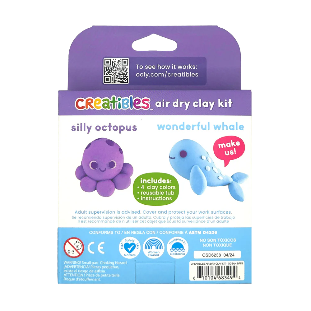 Creatibles D.I.Y. Air-Dry Clay Kit: Ocean Bffs