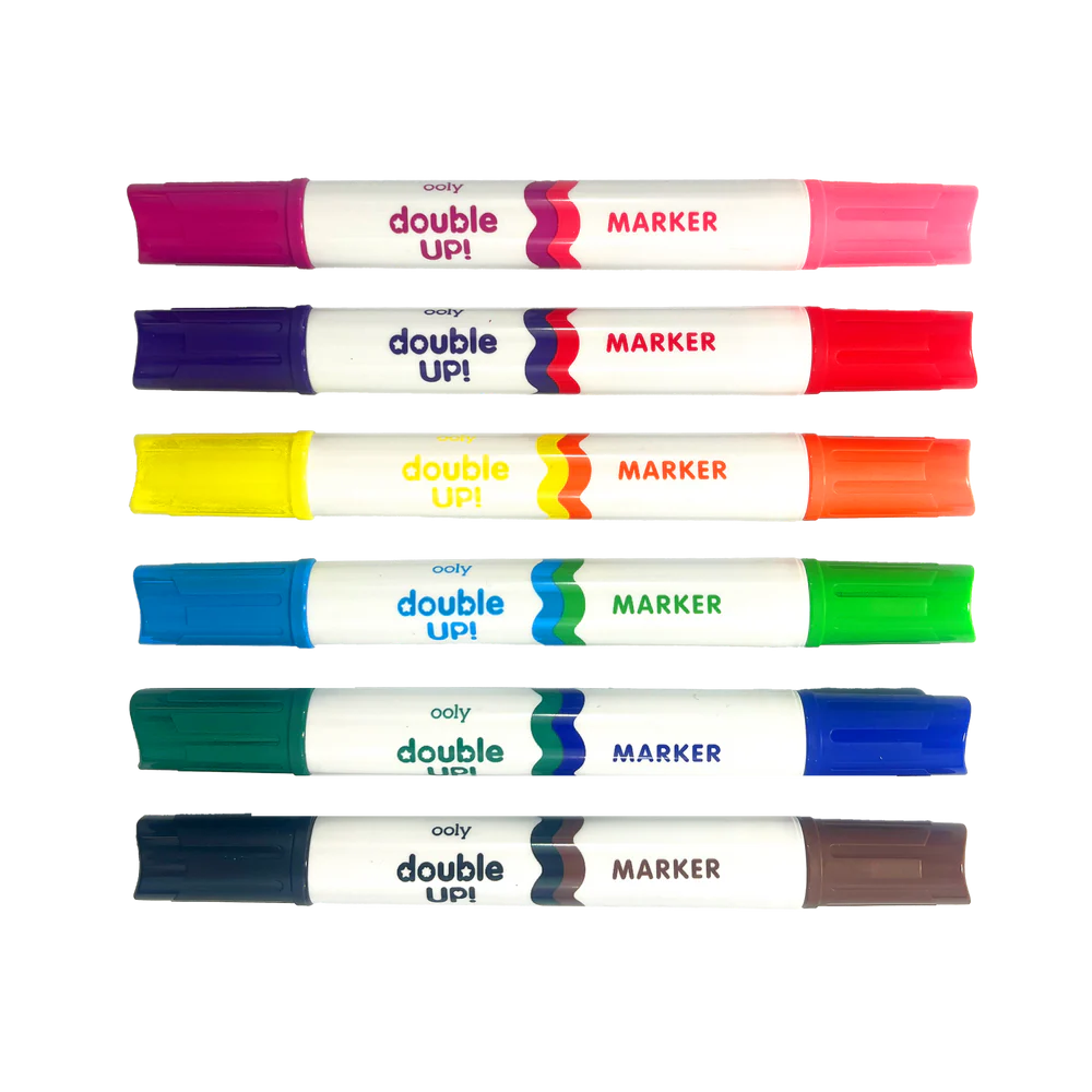 Double Up!: Double-Ended Markers (Set of 6 / 12 Colors)