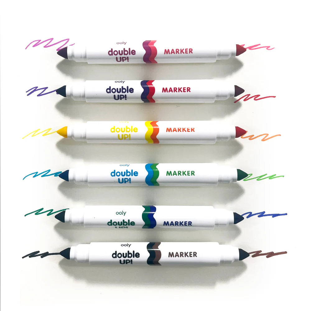 Double Up!: Double-Ended Markers (Set of 6 / 12 Colors)