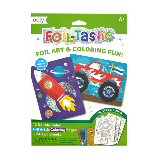 Foil-tastic: Foil Art & Coloring Fun - Gadgets & Gizmos (36 PC Set)