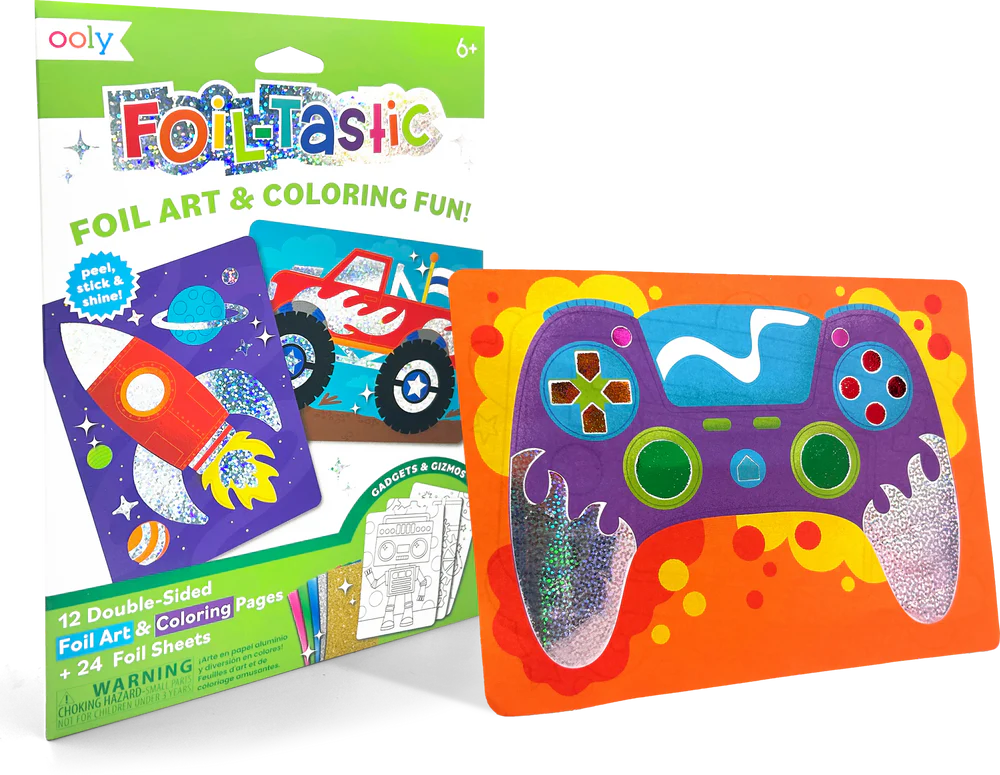 Foil-tastic: Foil Art & Coloring Fun - Gadgets & Gizmos (36 PC Set)