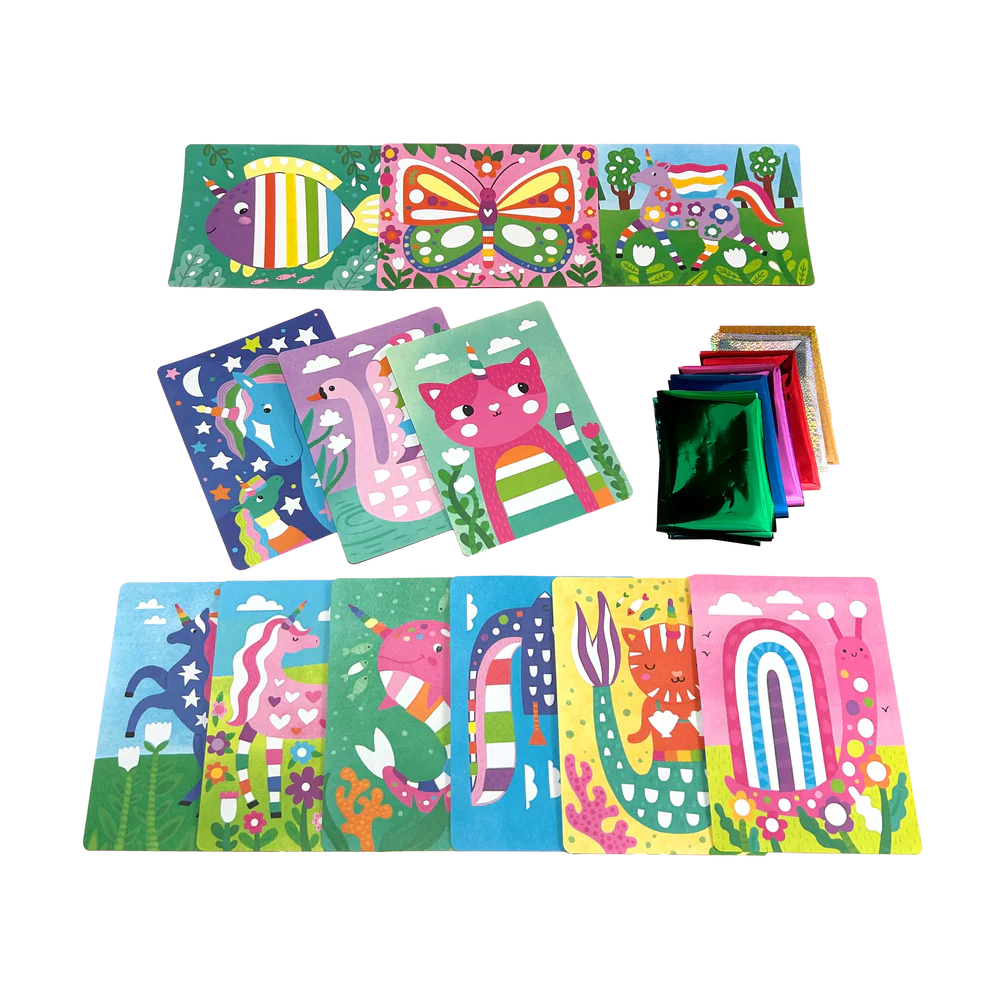 Foil-tastic: Foil Art & Coloring Fun - Whimsical World (36 PC Set)